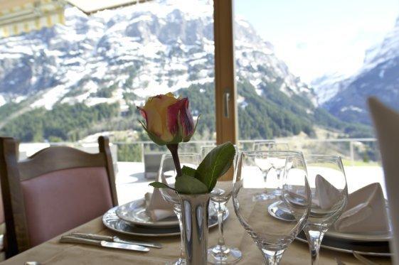 Hotel Gletschertal Grindelwald Restaurant billede